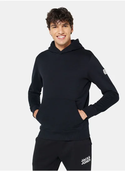 جاك اند جونز Premium Logo Regular Fit Hoodie