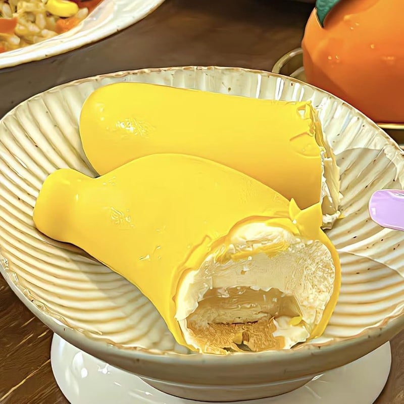 Juome 3D Banana Silicone Mold for Mousse Cake - 24 Cavity Fruit Pudding Banana Molds for Baking Pastry, Ice Cream, Cake Decoration Mould Supplies - Image 4