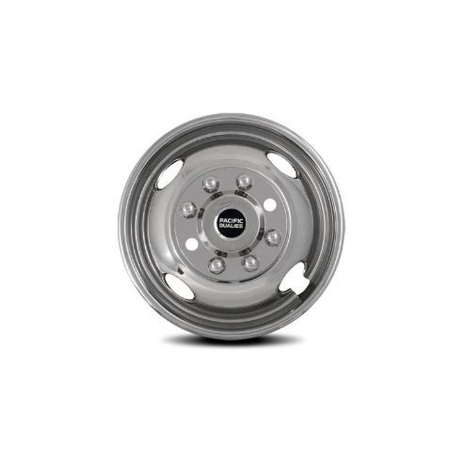 PACIFIC DUALIES 43-1608 Polished 17 Inch 8 Lug Stainless Steel Wheel Simulator Kit For 2005-2025 Ford F350 Truck - Image 2