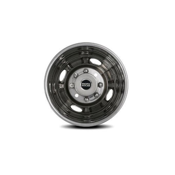 PACIFIC DUALIES 43-1608 Polished 17 Inch 8 Lug Stainless Steel Wheel Simulator Kit For 2005-2025 Ford F350 Truck - Image 3