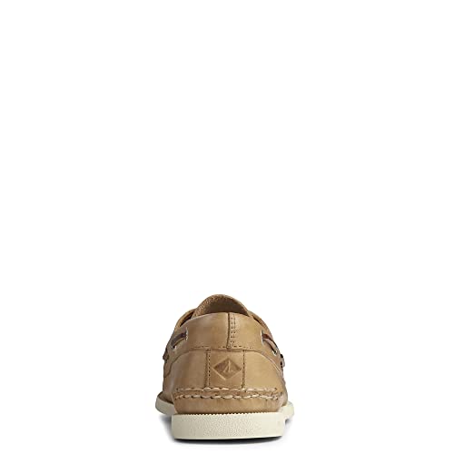 Sperry mens Authentic Original 2-eye Boat Shoe, Oatmeal, 8 Wide US - Image 4