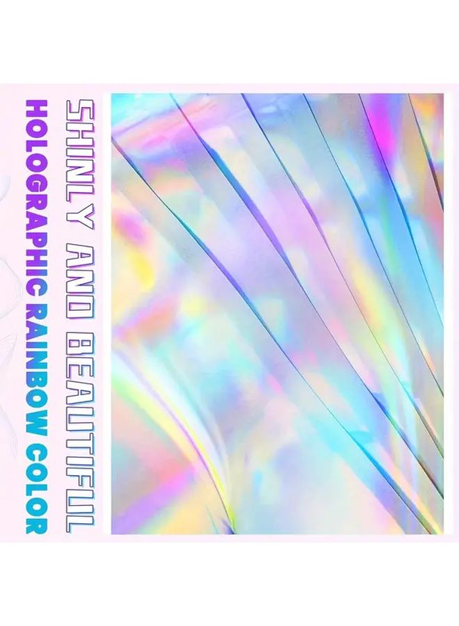 100 Packs Holographic Mylar Bags Resealable Smell Proof For Candy Jewelry - Image 4