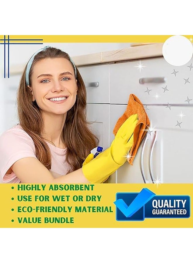 10-Pieces  Multi Purposes Kitchen Towels  Super Absorbent Cleaning Towels  - Image 5