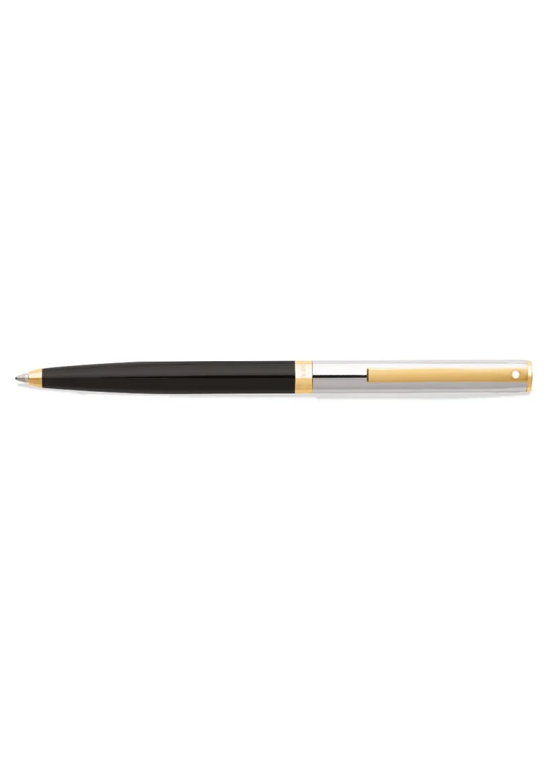 SHEAFFER Sheaffer® SAGARIS 9475 Gloss Black Barrel and Chrome Cap Ballpoint Pen With Gold Tone Trim