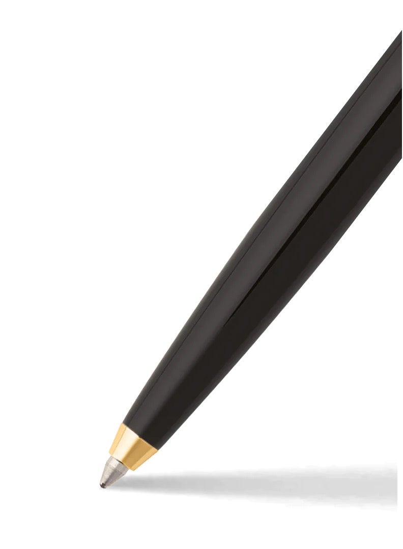 Sheaffer® SAGARIS 9475 Gloss Black Barrel and Chrome Cap Ballpoint Pen With Gold Tone Trim - Image 3