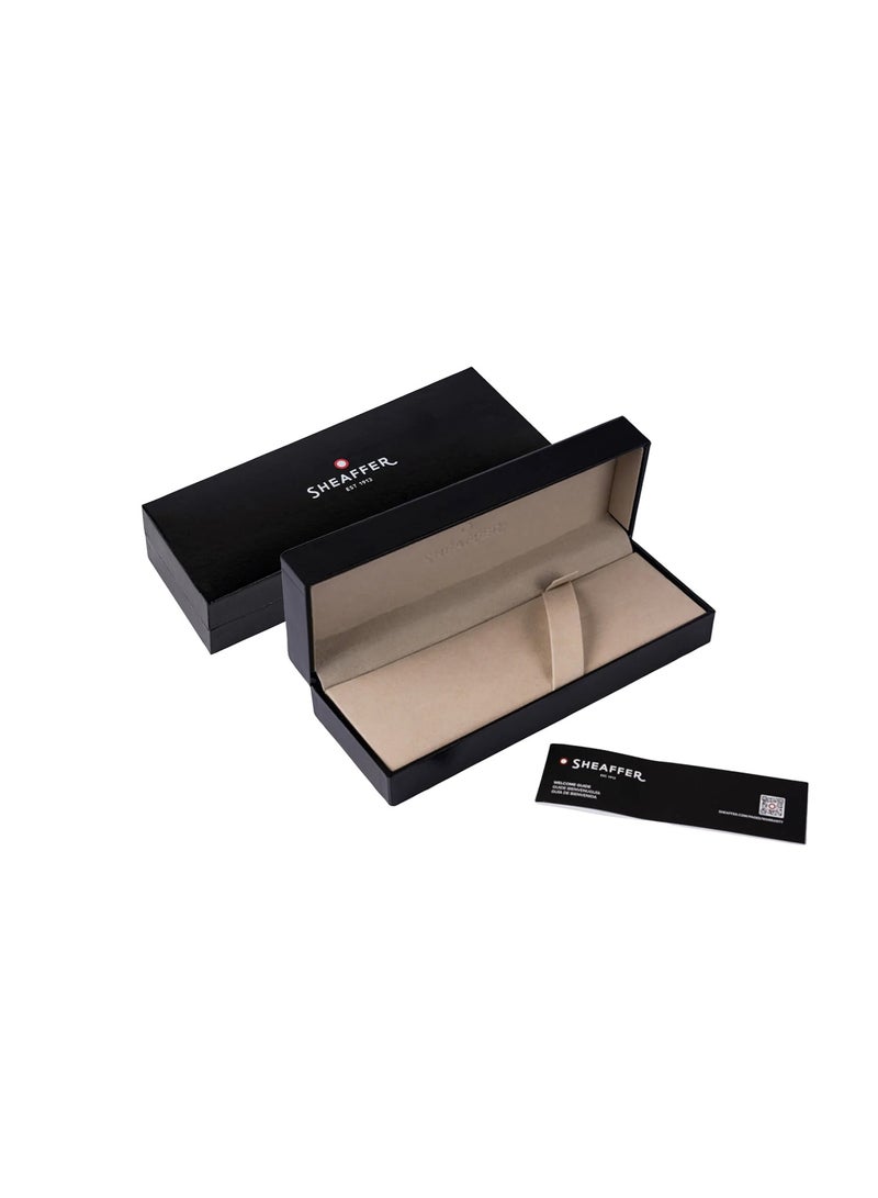 Sheaffer® SAGARIS 9475 Gloss Black Barrel and Chrome Cap Ballpoint Pen With Gold Tone Trim - Image 5