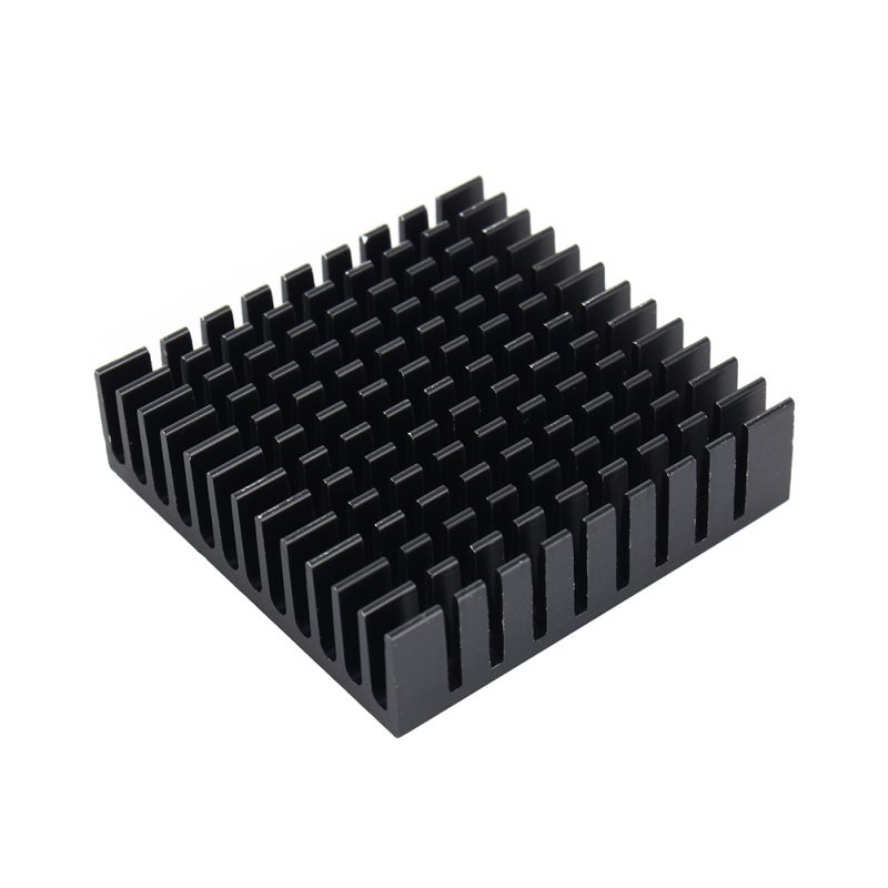 Heat Sink: 1pc Aluminum Cooling Fin - Rust Resistant Oxidized Surface for Router CPU IC Overheat Prevention - Image 2