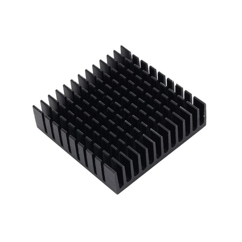 Heat Sink: 1pc Aluminum Cooling Fin - Rust Resistant Oxidized Surface for Router CPU IC Overheat Prevention - Image 3