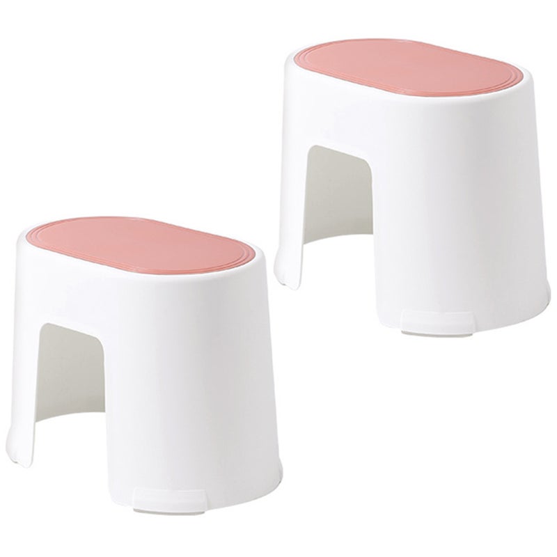 4 pcs Foot Stool Toilet Stepping Stool Bathroom Stool Nonslip Step Stool - Image 1