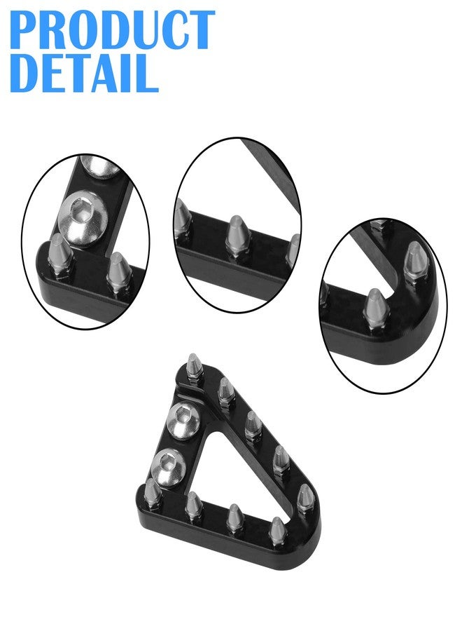PRO CAKEN Motorcycle Rear Brake Pedal Step Plate Compatible with 125-501 TC TX TX FC FE FX FS SX SXF EXC EXCF XC XCW XCF TPI 2016-2022,Black - Image 3