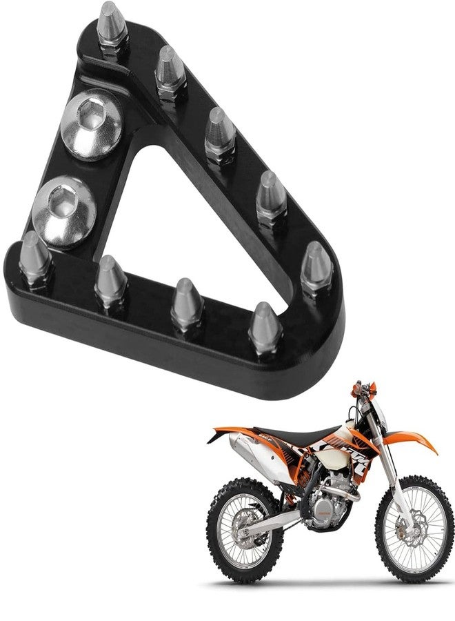 PRO CAKEN Motorcycle Rear Brake Pedal Step Plate Compatible with 125-501 TC TX TX FC FE FX FS SX SXF EXC EXCF XC XCW XCF TPI 2016-2022,Black - Image 1