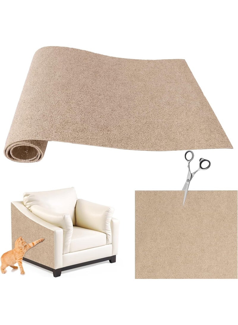 Self-Adhesive Cat Scratch Pad – Wall & Furniture Protector, DIY Cat Climbing Scratch Mat - Image 1