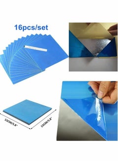 Excefore 16 Pcs Acrylic Mirror Tiles Sheet Adhesive Wall Mirror Flexible Self Adhesive Non Glass Mirror for Bathroom, Bedroom Dresser Kitchen  - Image 5
