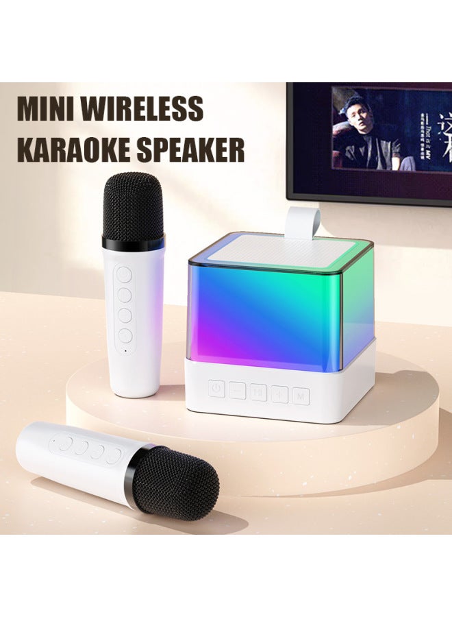 نيوترل K18 مايكروفون لاسلكي بلوتوث سماعات منزلية أضواء ملونة جو عائلي كاريوكي متكامل كيجي باو - Image 2