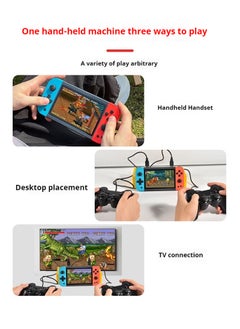 Powkiddy X51 Handheld Game Console Retro Video Game Console Built-in 5700 Games, 5-inch Linux Open Source Game Console Portable Gaming Console for Gameboy 64G (Greenish-blue)  - Image 4