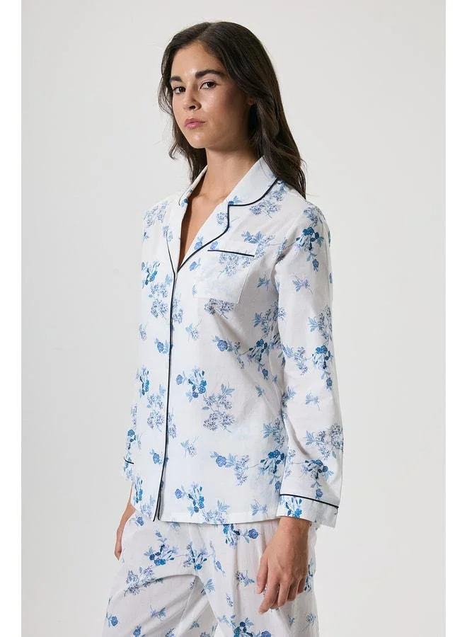 Penye Mood  100% cotton floral print pajama set. for Women | Best Price UAE