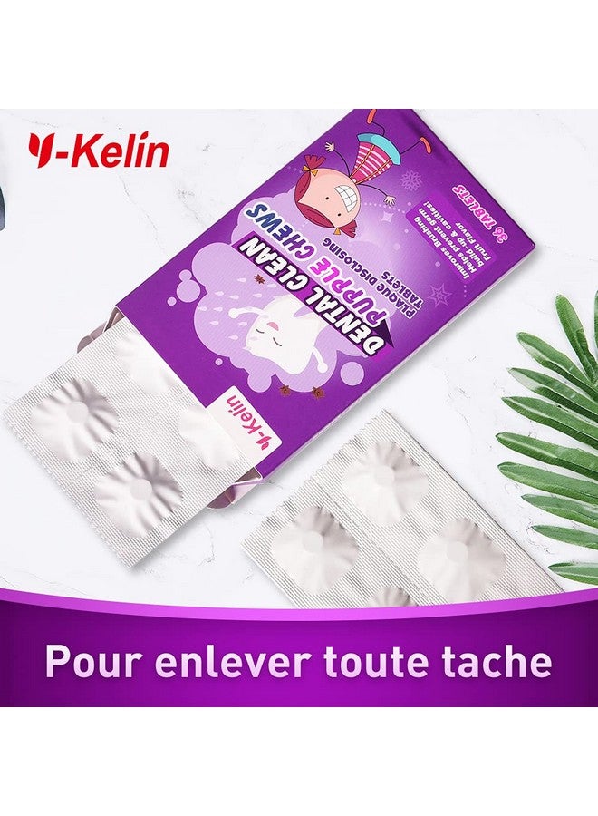 Y-Kelin Dental Plaque Disclosing Tablets For Kids & Adults Showing Plaque By Changing Color Helps Teach Brushing Habits For Clean Teeth 36 Count - Image 5