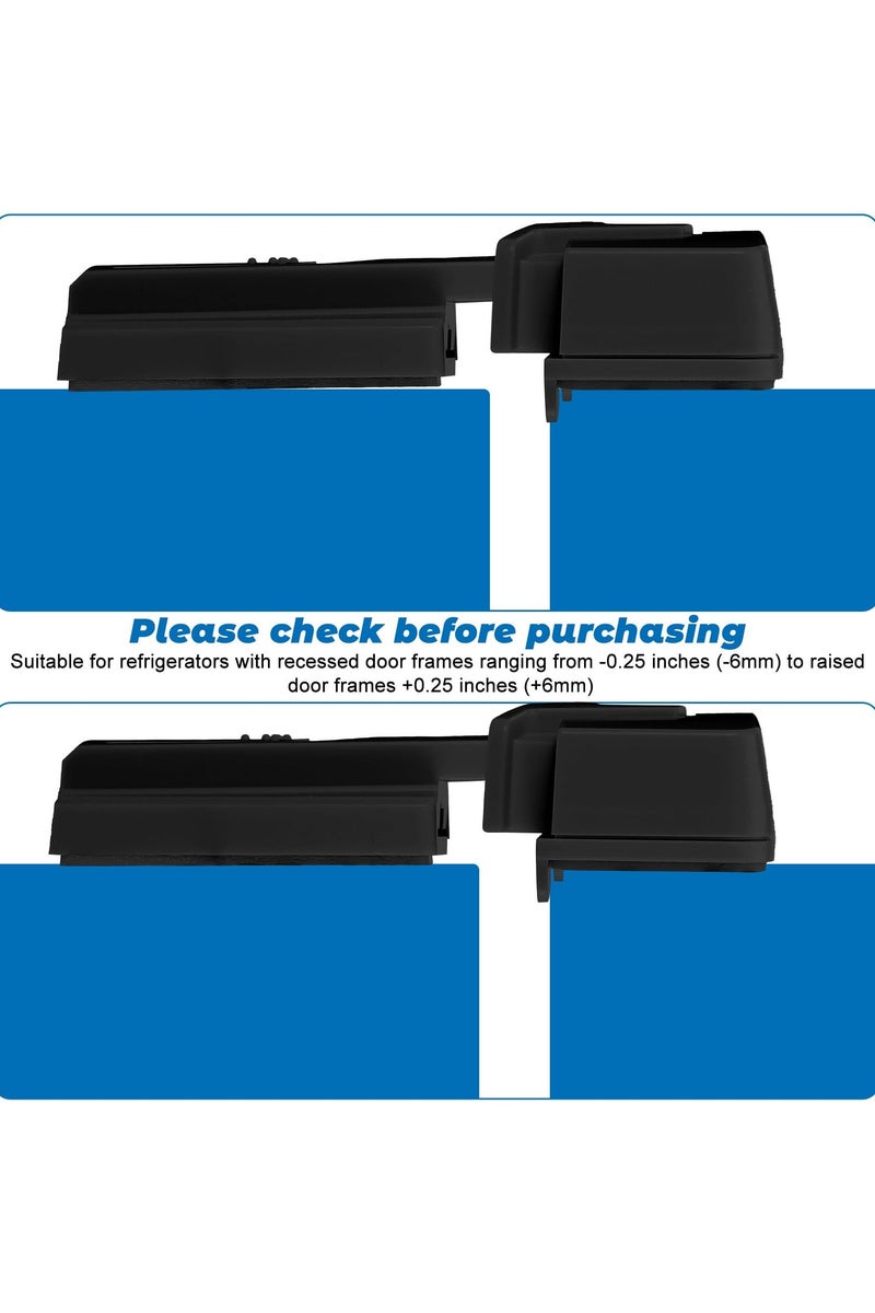 CMGTYYD 2 Pcs Child Proof Refrigerator Lock, Upgrade Pet Safety Refrigerator/Fridge/Freezer Door Lock Automatically Lock While Closing The Door No Tools Required and Easy Installation(Black) - Image 5