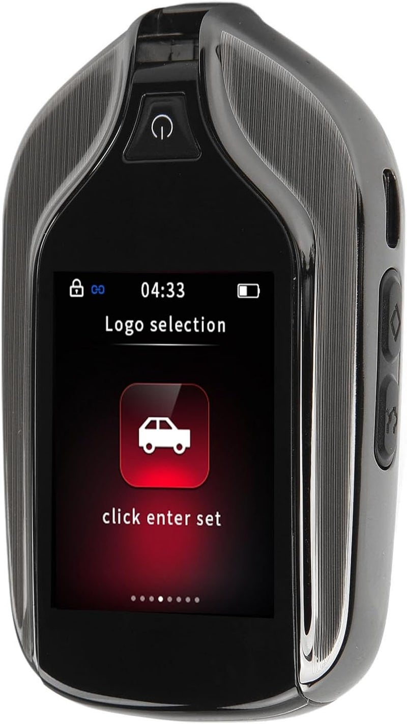 Smart LCD Car Key Remote Start Keyless Entry for All , Metallic Shine Aluminum Alloy Design, for Car Owners and Enthusiasts - Image 3