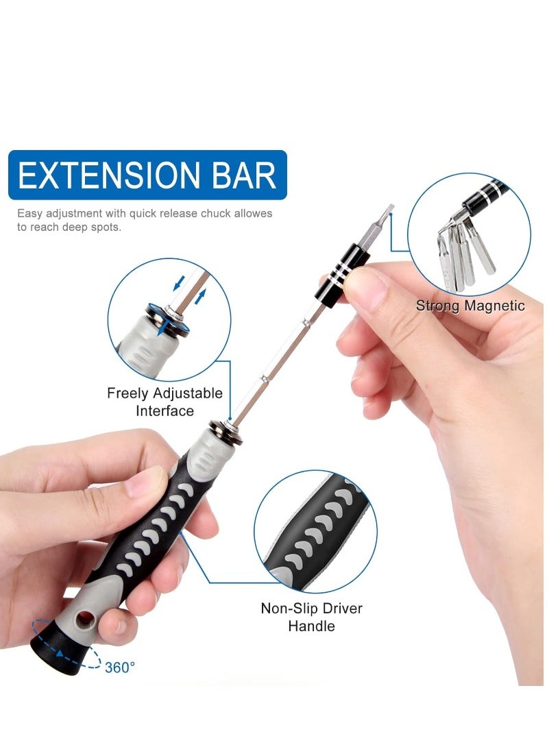 Generic Precision Screwdriver Bit Set - 130 in 1 PC Repair Tool Kit - Magnetic Computer Electronic Screwdriver Kit for Laptop, iPhone, PS4, Switch, Eyeglass, Watch, Rc Car, Toys, DIY  - Image 4