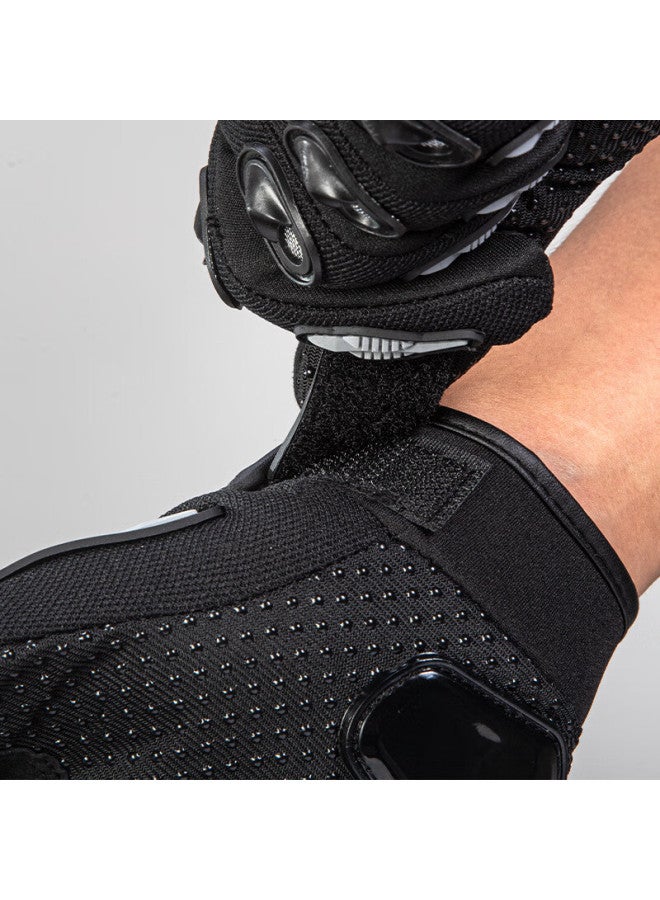 Car Return Carguimu Riding Motorcycle Gloves Windproof Anti-fall Moto Travel Motorcycle Riding Four Seasons Protection Full Finger Touch Screen Knight XL - Image 5