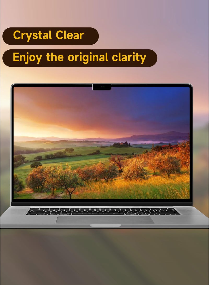 Apple Macbook Air 15 inch M4 Chip (2025) Tempered Glass Screen Protector | HD Scratch Resistant, High Transparency, Delicate Touch, Anti-Explosion, Bubble-Free | Easy Installation for Apple Macbook Air 15 inch M4 Chip (2025)  - Clear - Image 5