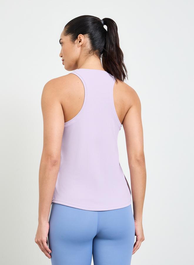Take Two Purple Racerback Activewear Tank Top - Image 4