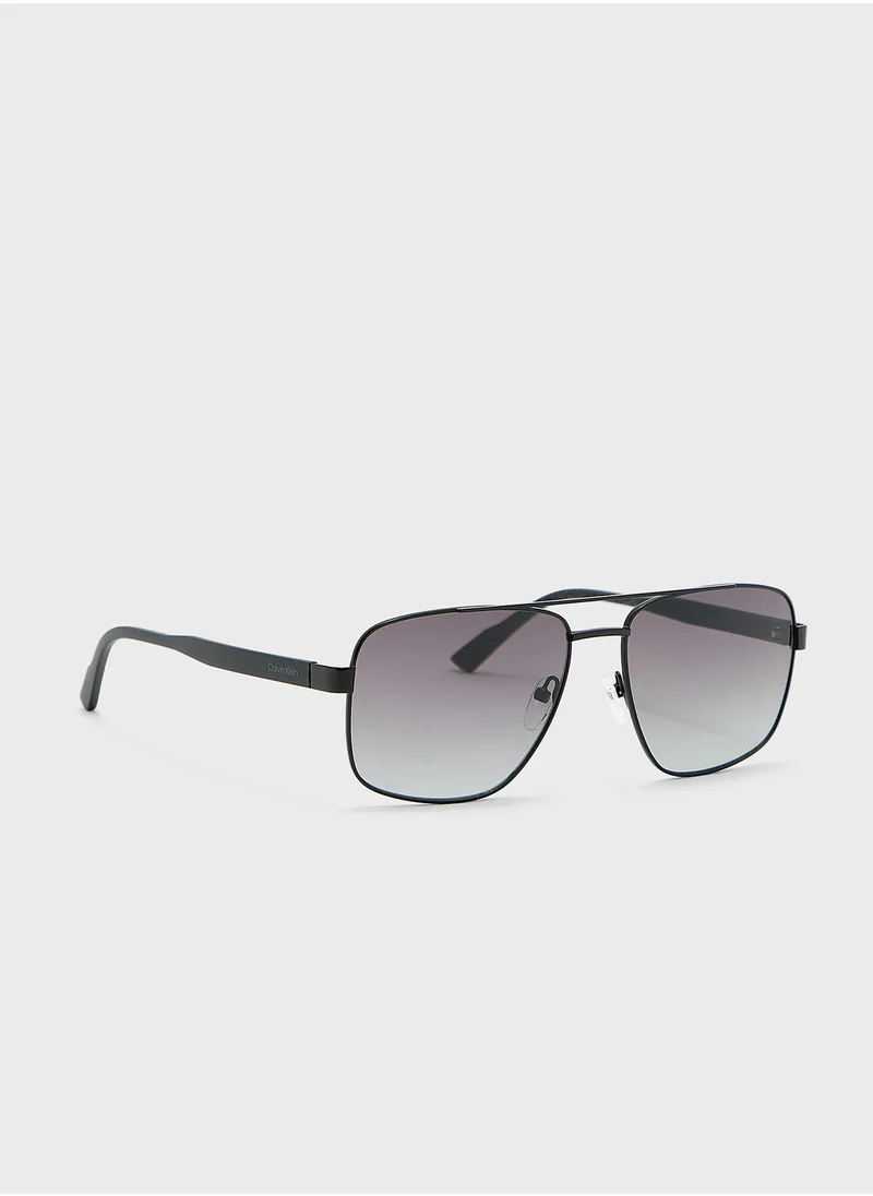 CALVIN KLEIN Aviator Sunglasses