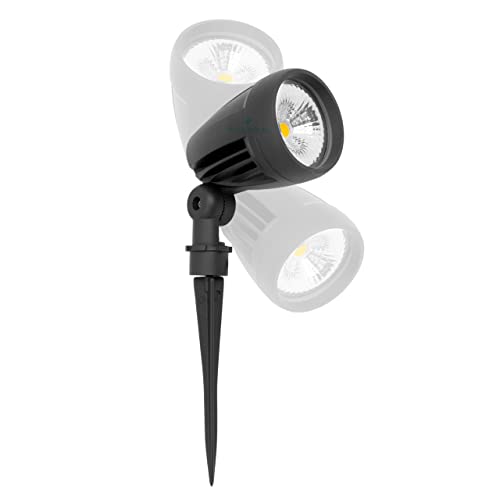 FILLISKA® 3 Watt LED Indoor/Outdoor High Beam Wall Highlighter, IP-65 Rainproof & Shockproof Body. (Matt Black High Beam) - Image 2