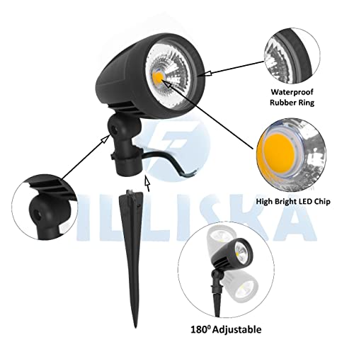FILLISKA® 3 Watt LED Indoor/Outdoor High Beam Wall Highlighter, IP-65 Rainproof & Shockproof Body. (Matt Black High Beam) - Image 3