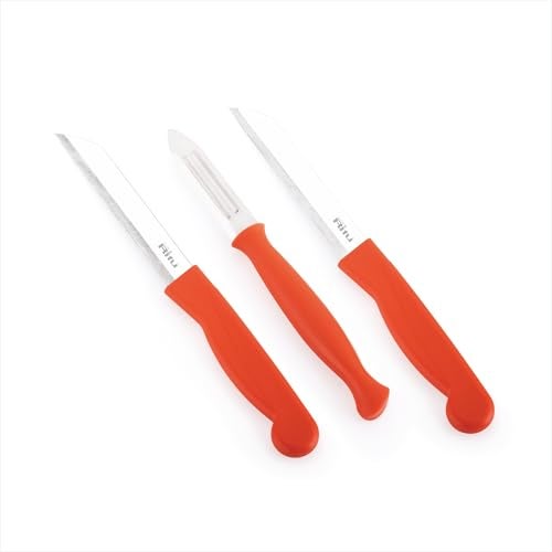 RITU Stainless Steel Kitchen Knife Set of 3 | Small Size | Sharp Blades for Effortless Cutting, Chopping & Slicing | Lightweight, Durable & Easy to Use for Everyday Cooking | Multicolor - Image 1