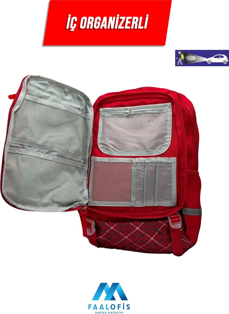 Color Bags Ultra Quality Internal Organizer Reflective Waterproof Back Support School Bag B3 - Image 2