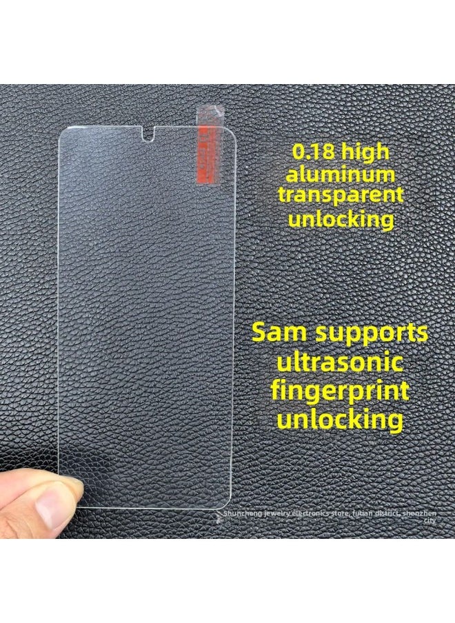 Generic - For S25Ultra Screen Printing Tempered Film Unlock Version S23 Transparent Unlock S24u S21 S22 Anti-peep-Color:Bright Edge Frosted Unlocked Version-Dimensions:S24Ultra - Image 1