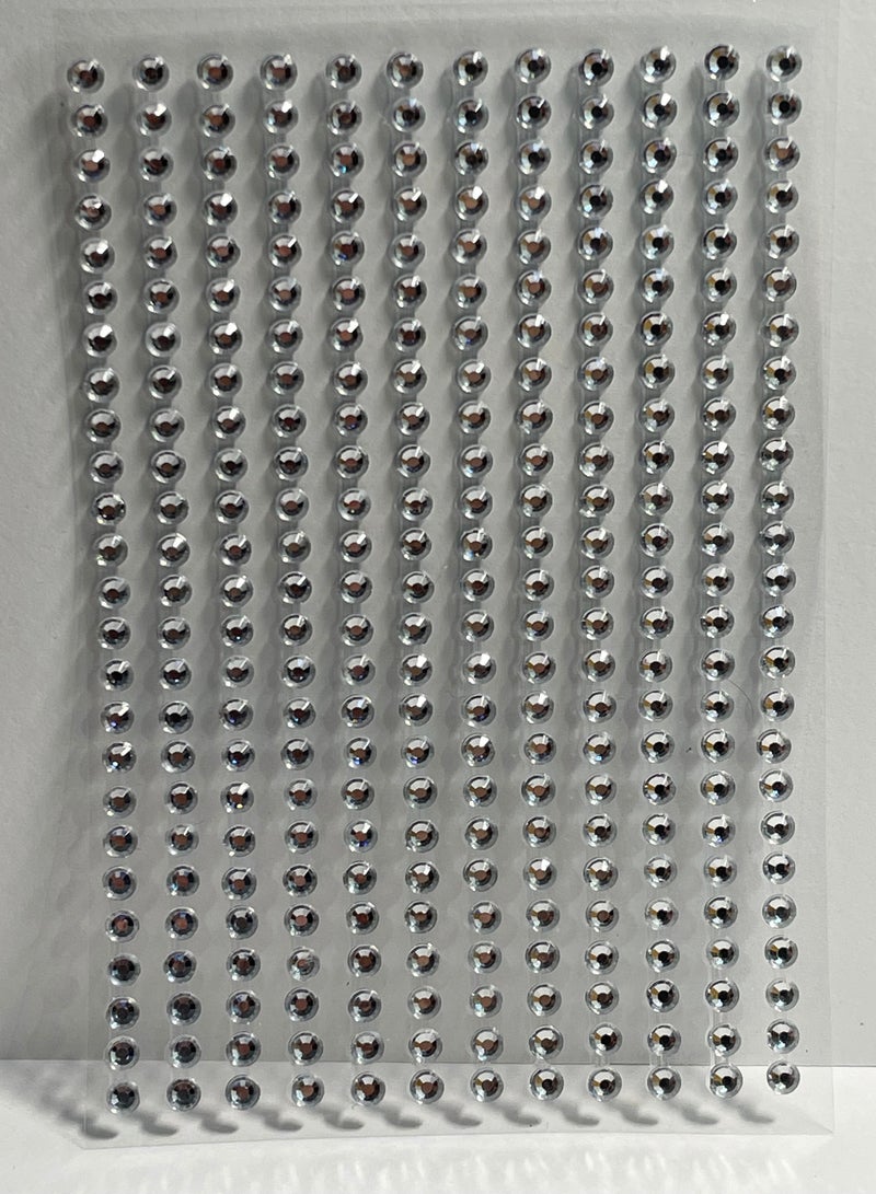 300 قطعة ملصقات تاتو الوجة والجسم من حجر الراين ذاتية اللصق احجار كريستالية لامعة مناسبة لتزيين الوجه والجسم والأظافر - Image 4