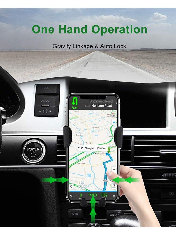 15W Wireless Car Charger Mount Air Vent Mobile Phone Holder Stand Fast Charging Station For iPhone 14 13 12 11 X Xiaomi Samsung - Image 3