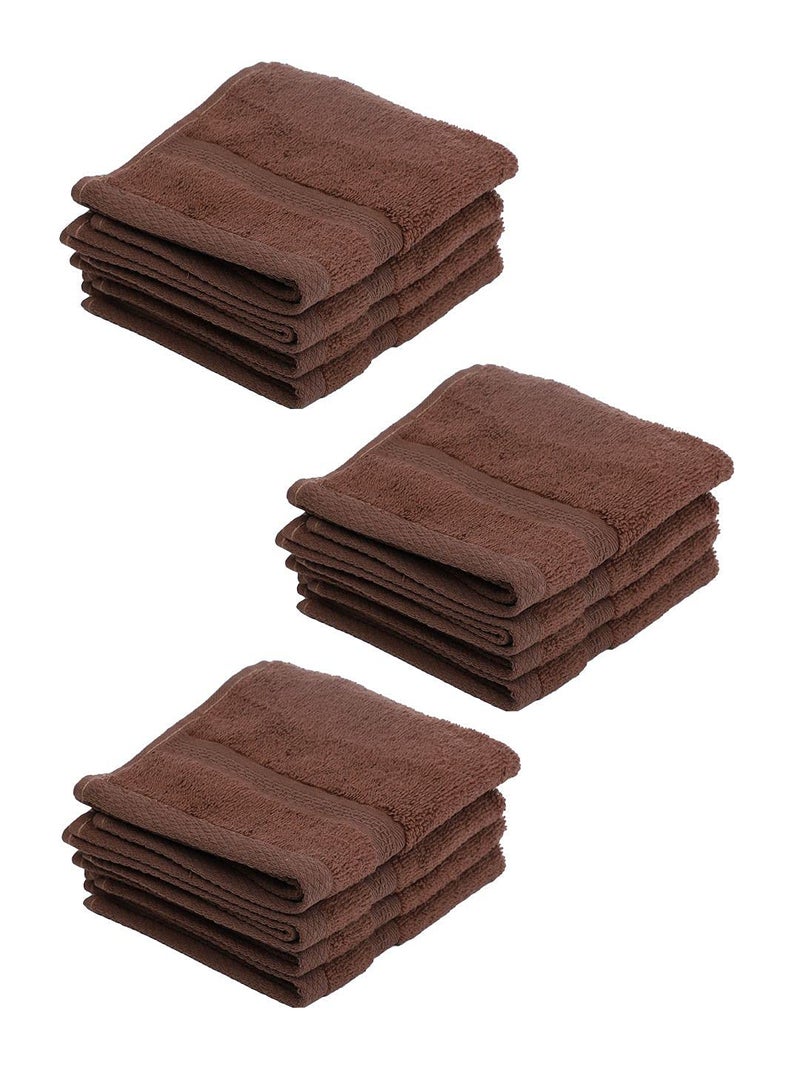 BIANCA Ultra Soft Zero Twist 100% Cotton Towel-12pc Face Towel (Paradiso) | Super Absorbent, Fluffy | AeroCore Organic Technology - for Men, Women, Gym, Kitchen Solid-Multi - Image 3