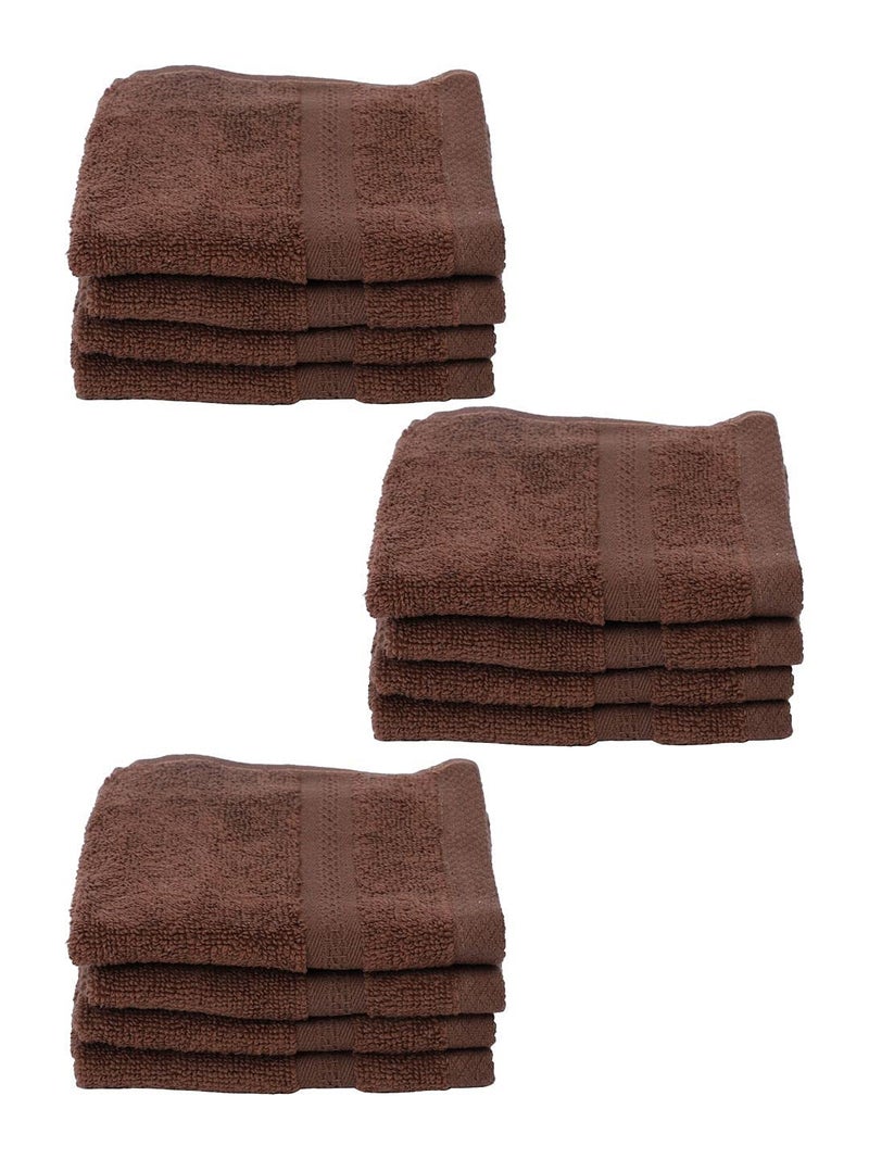 BIANCA Ultra Soft Zero Twist 100% Cotton Towel-12pc Face Towel (Paradiso) | Super Absorbent, Fluffy | AeroCore Organic Technology - for Men, Women, Gym, Kitchen Solid-Multi - Image 2