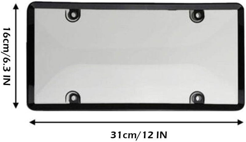 woobles Clear Reflective Anti Speed Red Light Toll Camera Stopper Plate Frame Anti License Q7u2 Pho Protective Plate Cover License - Image 5