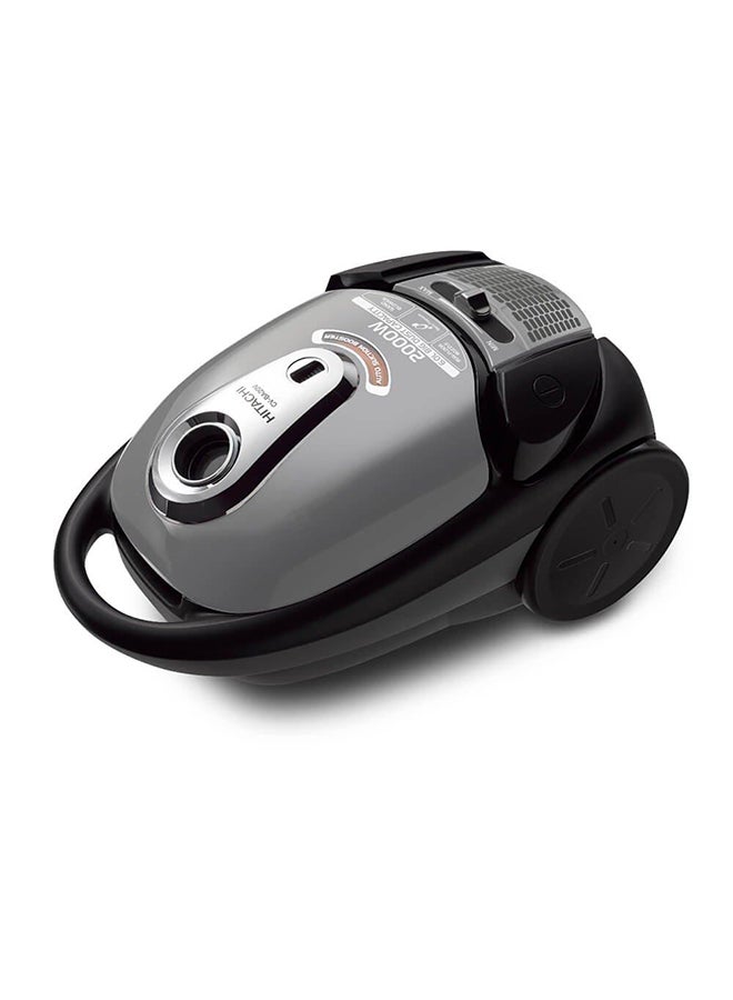 هيتاشي مكنسة كهربائية مزودة بعلبة تخزين بقدرة 2000 وات 6 L 2000 W CV-BA20V SS220 SGR رمادي/أسود - Image 3