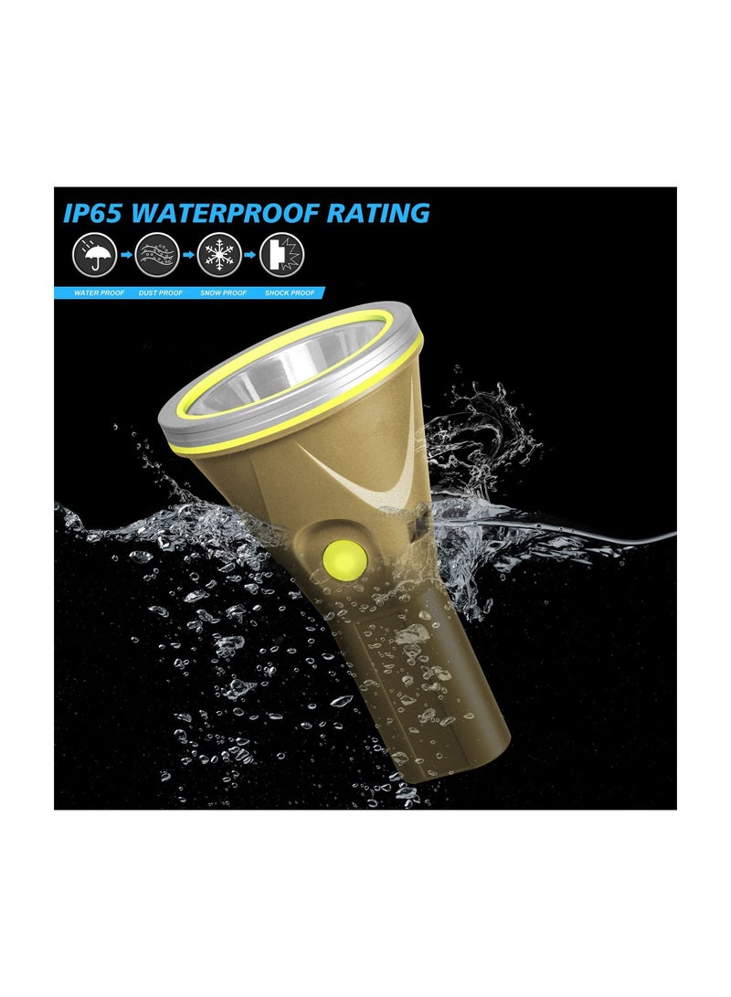 Rechargeable Led Flashlight 10000Lumens Super Bright 3 Light Modes High Power Zoomable Powerful Handheld Spotlight for Camping Emergencies - Image 4