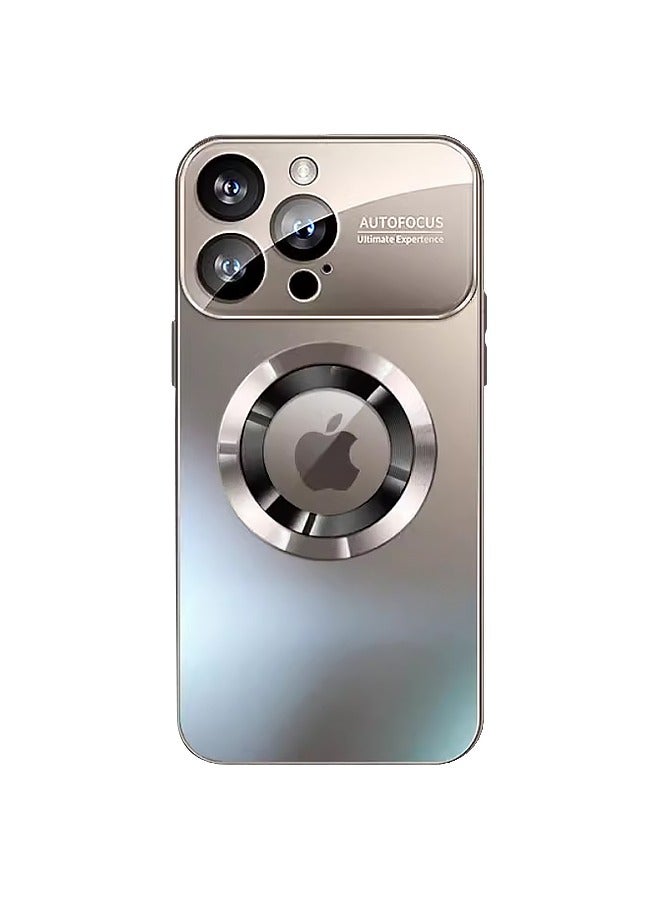 iPhone 15 Pro Max Case Cover Compatible with Magsafe Magnetic Designed Shockproof Case Equipped with lens film and Integrated dustproof net Cover Back Hard Cases Gray - Image 1