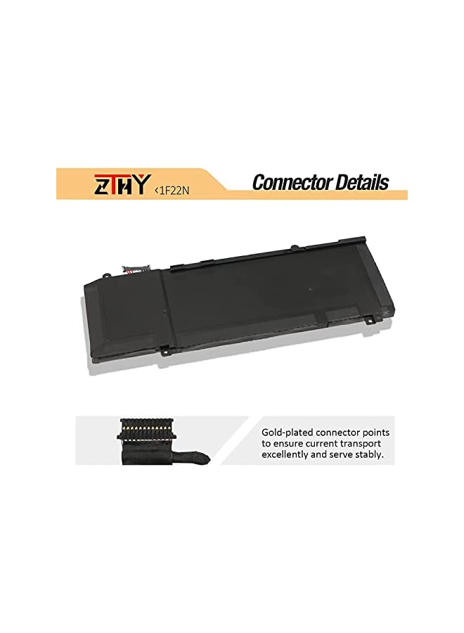 ZTHY New 1F22N Laptop Battery Replacement For Dell Alien Ware M15 P79F M17 R1 P37E P37E001 Dell G7 7590 G7 7790 G5 5590 5590-D2783W D2743B D2843W Series 0Hywxj Hywxj 0Jjpfk Jjpfk 15.2V 60Wh 4Cell - Image 4