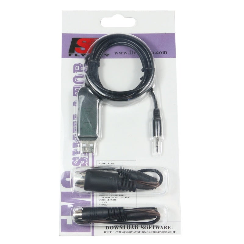 Flysky USB Cable Set 4-8 Channel PPM Signal Transfer Flight Simulator Cable - Supports Esky Futaba JR FS Software for Remote Control Connection - Image 5