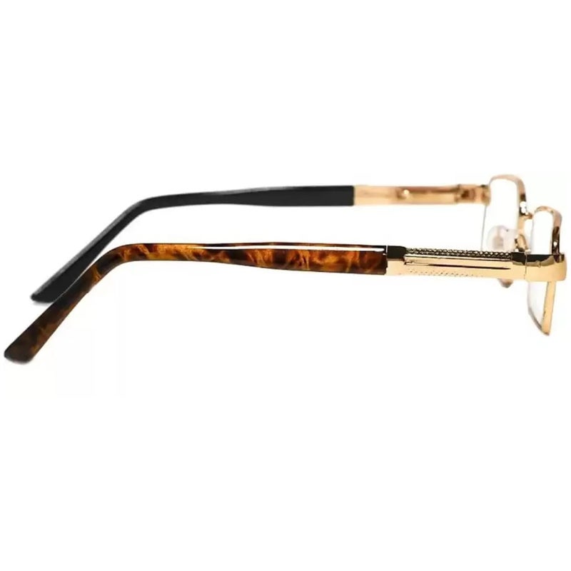 CRIBA Golden Metal Frame Clear Glass Reading Glass +1.00,+1.25,+1.50,+1.75,+2.00,+2.25,+2.50,+2.75,+3.00_C - Image 3