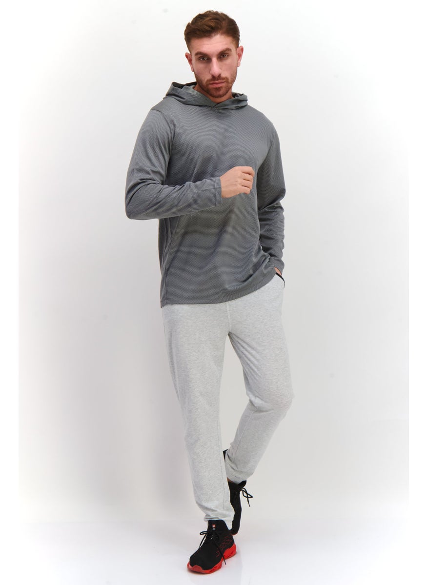 Men Sportswear Fit Hooded Training Sweatshirt, Grey - pzsku/Z0903A88194BE838124D7Z/45/_/1739110511/027749f7-019b-4bfa-9d42-ac9ef94f6a20