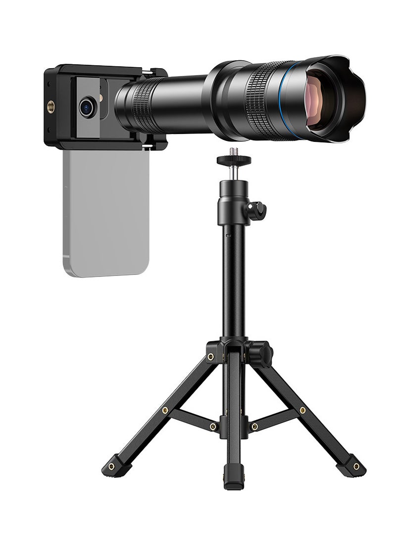 APEXEL Mobile Phone 36X Telephoto Lens Kit with Metal Tripod Universal Phone Clip Lens Bag for Hiking Camping Wildlife Observation Moon Sports Game Concert Watching Compatible with iPhone 14/13/12/11 Huawei - Image 3