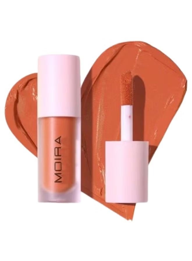 مويرا أحمر خدود سائل MOIRA Love Steady - 09: تركيبة ثابتة وخفيفة الوزن وقابلة للبناء، لمسة نهائية مطفية تدوم طويلًا، مرطبة وقابلة للمزج، نباتية وخالية من القسوة، 0.17 أونصة سائلة (5 مل) - Image 1