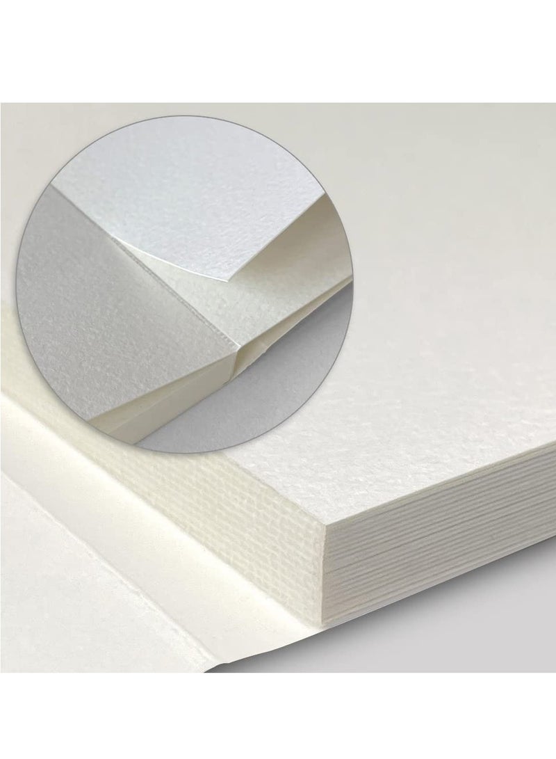 Portable Mini Watercolor Sketchbook with 20 Tearable Textured Sheets for Artists - Image 3