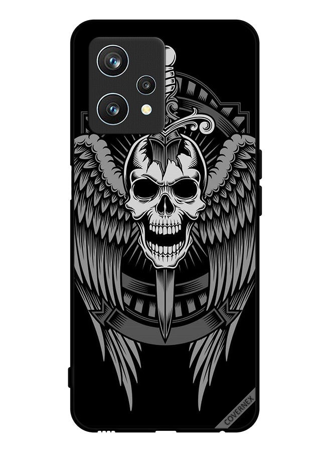 Covernex Protective Case Cover For Realme 9 Pro Skull Have Eagle Wings - Image 1