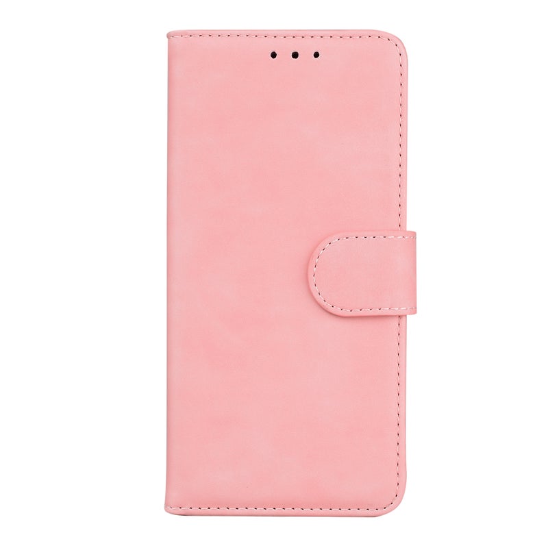 HuHa Case Cover For Nokia 6.2 / 7.2 Skin Feel Pure Color Flip Leather Phone Case(Pink) - Image 2